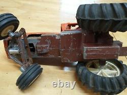 1/16 Ertl Allis Chalmers 7050 Maroon Belly Farm Toy Tractor PARTS OR REPAIR