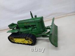 1/16 Eska John Deere Farm Toy Tractor 40 Crawler with blade original