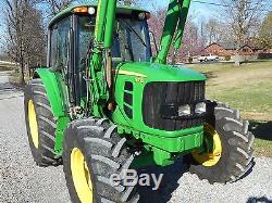 1 Owner 2011 John Deere 6430 Cab+loader+ 4x4 With 4,374 Hours. Very Good Tractor