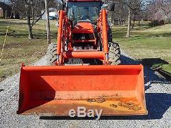 1 Owner Kubota M108x Cab+loader+4x4 With 748 Hours! Very Nice Condition
