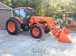 1 Owner Kubota M135x Cab +loader+ 4x4 With 1,850 Hours+ Radial Rubber+ Nice