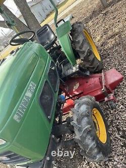 18 Actual HOURS JINMA 204 4 Wheel Drive Diesel Tractor With Belly Mower