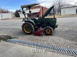 18 Actual HOURS JINMA 204 4 Wheel Drive Diesel Tractor With Belly Mower