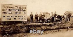 1920s FORDSON TRACTOR DEMONSTRATION FARM TALLASSEE MOTOR CO AD PHOTOGRAPH 31-21