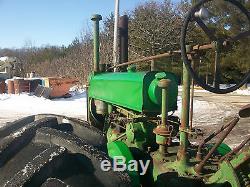 1937 John Deere Unstyled A Antique Tractor NO RESERVE farmall allis oliver b g d