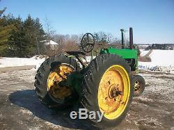 1937 John Deere Unstyled A Antique Tractor NO RESERVE farmall allis oliver b g d