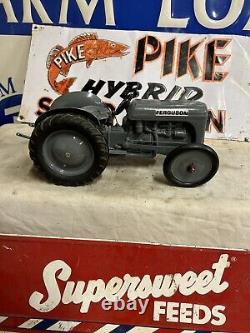 1940's Ferguson Cast Zinc Tractor By Advanced Products Vintage Farm Toy Restored