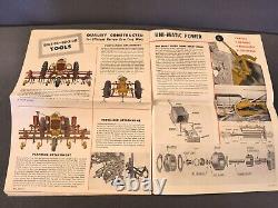 1940s Minneapolis Moline R Tractor Sales Brochure Advertising Farm WWII Era
