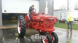 1944 FARMALL H International Harvester IH Farm Gas 4 cyl Row Crop Tractor 12v IL