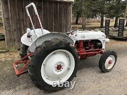 1948 Ford Tractor 8N with Manuals Runs & Drives (Recently Serviced with Attachments)