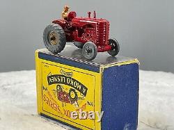 1950's Moko Matchbox No. 4B Massey Harris Tractor N, Mint, in B box all orig, N. O. S
