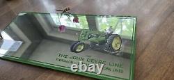 1950s John Deere Michigan Advertising Dealer Plaque Rare Farm Tractor 5.5 x 12