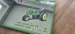 1950s John Deere Michigan Advertising Dealer Plaque Rare Farm Tractor 5.5 x 12