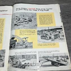 1958 Vtg Brochure John Deere 440 Heavy Duty Crawler Industrial Tractor Ad Used