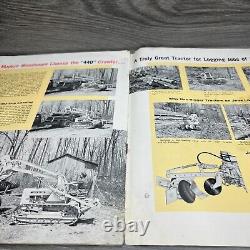 1958 Vtg Brochure John Deere 440 Heavy Duty Crawler Industrial Tractor Ad Used