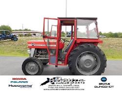1964 Massey Ferguson 135 Tractor with Cab RED Vintage Antique