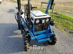 1978 Satoh S-370 tractor loader 4x4 15 hp diesel gear used compact Mitsubishi