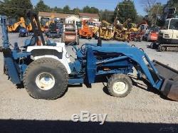 1985 Ford 2110 Compact Tractor with Loader & Backhoe! Needs Motor Work