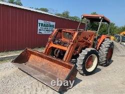 1988 Kubota M6950 4x4 69Hp Utility Tractor with Loader CHEAP