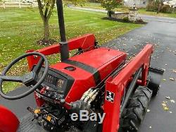 1990 Case IH 275 Compact Tractor 4x4 Loader Snowblower