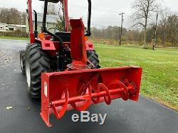 1990 Case IH 275 Compact Tractor 4x4 Loader Snowblower