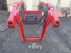 1990 Case/ Int 685 4x4 Farm Tractor Heated Cab 73 HP 3069 Hrs Forks /bucket