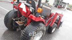 1991 Case IH 1120 Tractor loader 60 mower 19 HP diesel 4x4 HST used compact