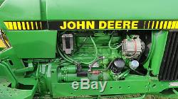 1992 John Deere 2755 DIESEL 88hp tractor 4HYD takeoffs CAB Fresh Paint & Decals