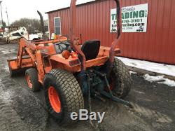 1992 Kubota L2250 4x4 Compact Tractor with Loader