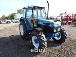 1993 Ford 6640SLE Tractor, Cab/Heat/Air, 4WD, 16 Speed Powershift, 4,343 Hours