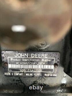 1993 JOHN DEERE 955 Utility Tractor 72 Inch Mower MFWD 4WD Hydro Low Hours