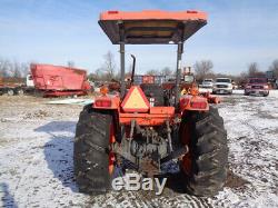 1999 Kubota M4700 Tractor, 2WD, OROPS, Quicke 310 Loader, 1 Remote, 2,488 Hours
