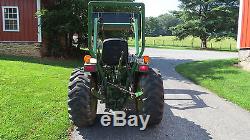 2000 JOHN DEERE 790 4X4 COMPACT UTILITY TRACTOR With LOADER 30HP DIESEL 523 HOURS