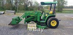 2000 John Deere 4200 Compact Loader Tractor WithMower 356 Hours