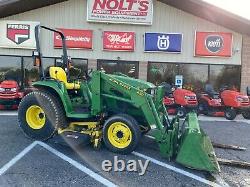 2000 John Deere 4200 Compact Tractor 4x4 26 HP Hydrostatic 60 Mower Forks 575hr
