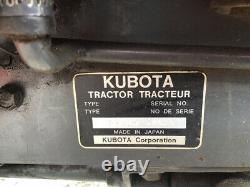 2001 Kubota B7300 4x4 Hydro Compact Tractor Loader Backhoe Only 1400Hrs