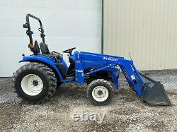 2001 NEW HOLLAND TC29D TRACTOR With LOADER, 4X4, 29 HP PRE-EMISSIONS, 1082 HOURS