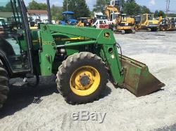 2002 John Deere 5510 4x4 Utility Tractor with Cab & Loader Only 4200 Hours