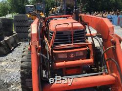 2003 Kubota M5700 4x4 Utility Tractor with Loader NEEDS WORK Coming Soon
