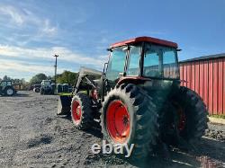 2003 Kubota M9000 4x4 90Hp Farm Tractor with Cab & Loader Only 2500 Hours