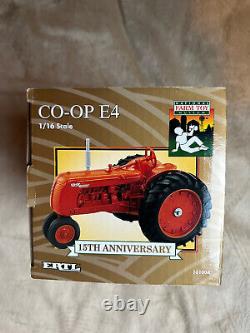 2003 National Farm Toy Show Ertl 1/16 15th Anniversary CO-OP E4 Tractor NIB