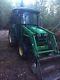 2004 John Deere 4710 Tractor with 460 Bucket Fully Loaded with Heat A/C Radio MI