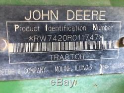 2004 John Deere 7420 4x4 Cab Tractor