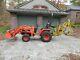 2004 Kubota B7510 Tractor 4WD with loader and Kelley B10 backhoe attachment