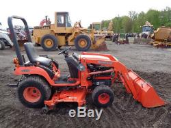 2004 Kubota BX2230 Tractor, 4WD, Hydro, LA211 Loader, 60in belly mower, 1013 Hrs