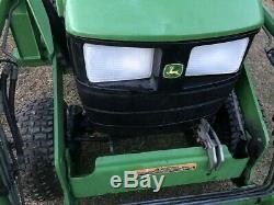 2005 JOHN DEERE 4010 COMPACT TRACTOR With 410 LOADER. 4X4. DIESEL. 395 HRS. HYDRO
