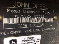 2005 John Deere 5325 Utility Tractor 489 Hours, MX7 Bush Hog, Bush Hog Box Blade