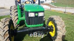 2005 John Deere 5525 Farm AG Tractor Farm Machinery Diesel Hydraulic 91HP 4x4