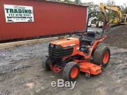 2005 Kubota B7400 4x4 Compact Tractor with Belly Mower