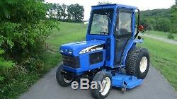 2005 New Holland Tc30 4x4 Tractor With Cab And Belly Mower